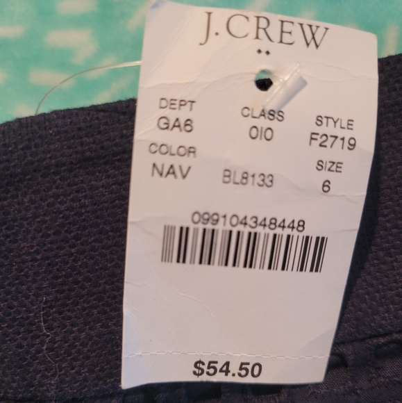 J crew shorts NWT size 6 - Picture 7 of 7